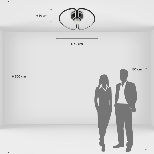 Потолочный светильник черного цвета круглой формы Luke Lampco Tracer Lamp в Челябинске