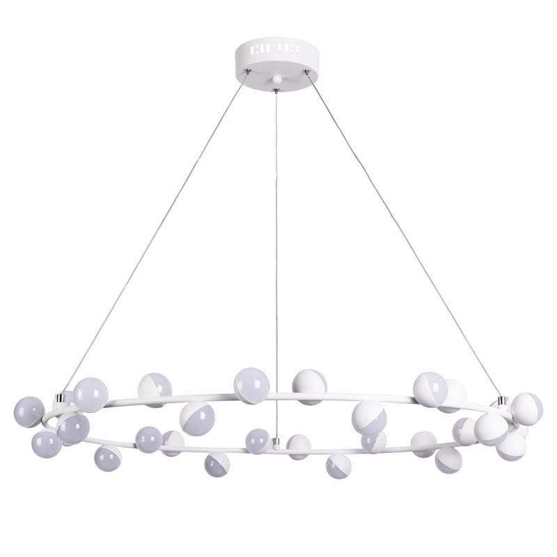 Люстра Vilelme Chandelier white 80 Белый Люстра Vilelme Chandelier white 80 Белый в Челябинске | Loft Concept