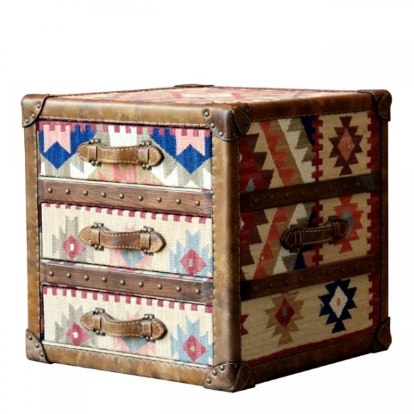 Сундук Kilim Cube Chest Мульти в Челябинске | Loft Concept 