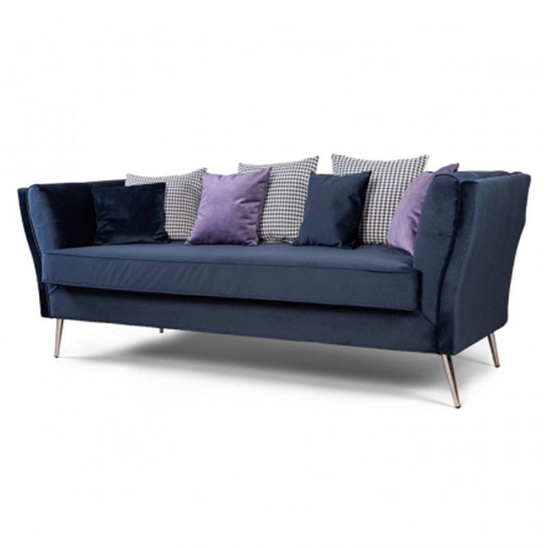 Диван Helene Sofa Синий Хром в Челябинске | Loft Concept 