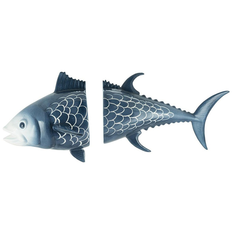 Аксессуар на стену Tuna Bisc. Blue White Синий Белый Аксессуар на стену Tuna Bisc. Blue White Синий Белый в Челябинске | Loft Concept