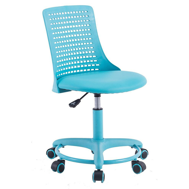 Кресло Bright Kiddie Office Chair blue Бирюзовый Кресло Bright Kiddie Office Chair blue Бирюзовый в Челябинске | Loft Concept