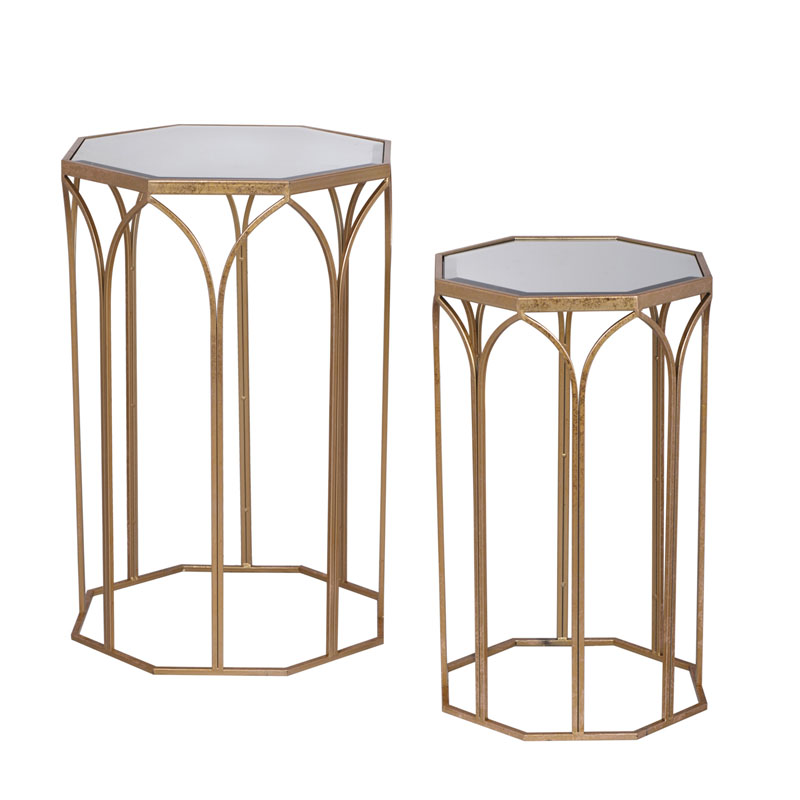 Комплект приставных столов Mirror Surface Table Бронза Комплект приставных столов Mirror Surface Table Бронза в Челябинске | Loft Concept