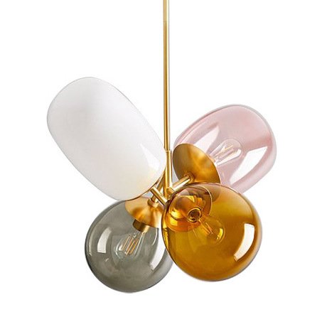 Люстра Candies Modern Balloon Glass Chandelier Золотой Мульти Люстра Candies Modern Balloon Glass Chandelier Золотой Мульти в Челябинске | Loft Concept