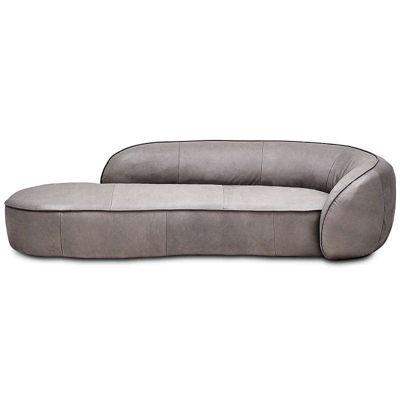 Диван натуральная кожа Hyades Sofa Серый Диван натуральная кожа Hyades Sofa Серый в Челябинске | Loft Concept