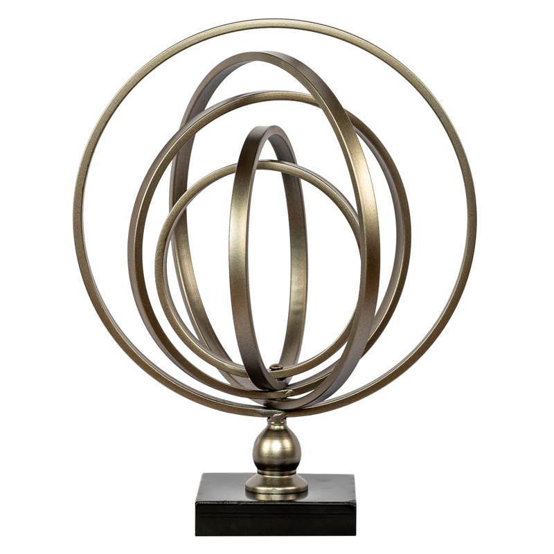 Статуэтка Sphere Sundial galaxy Черный Серебряный Статуэтка Sphere Sundial galaxy Черный Серебряный в Челябинске | Loft Concept