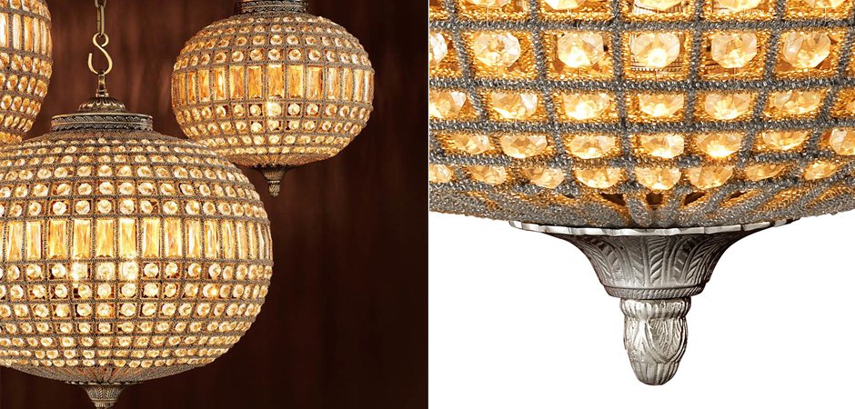 Люстра Chandelier Kasbah Oval M Nickel Люстра Chandelier Kasbah Oval M Nickel - Loft-Concept в Челябинске