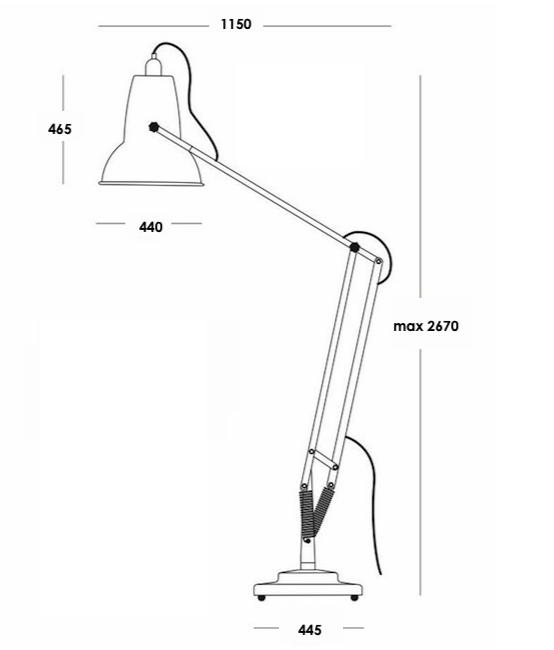 Напольная лампа Anglepoise Giant 1227 Floor Lamp Напольная лампа Anglepoise Giant 1227 Floor Lamp в Челябинске