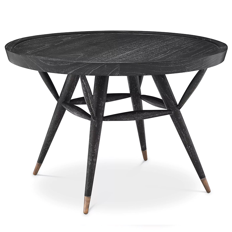 Приставной стол Eichholtz Side Table Phoenix Черный Латунь Приставной стол Eichholtz Side Table Phoenix Черный Латунь в Челябинске | Loft Concept