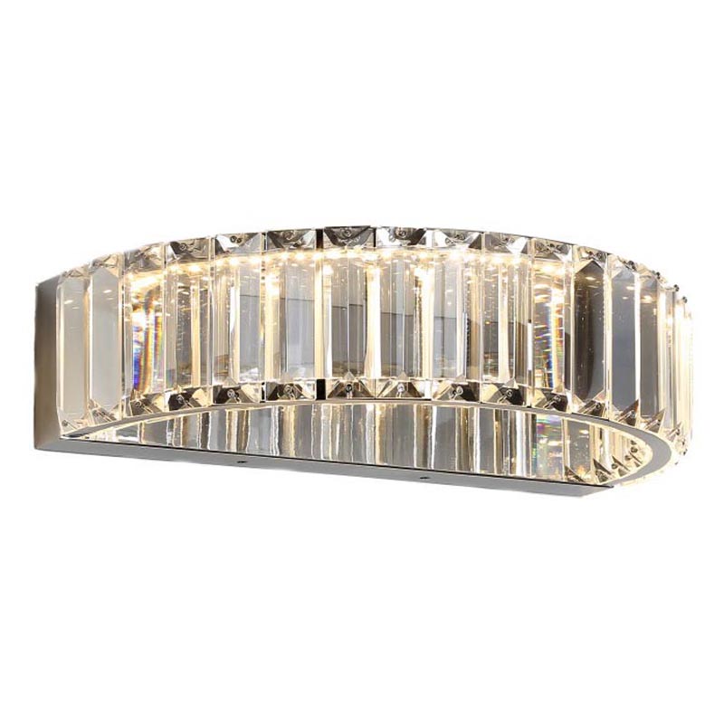 Бра Crystal Shine Linda Chrome Wall Lamp A Хром Прозрачный (Transparent) Бра Crystal Shine Linda Chrome Wall Lamp A Хром Прозрачный (Transparent) в Челябинске | Loft Concept