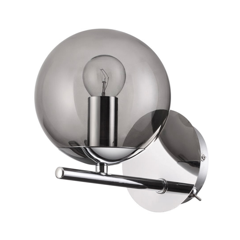Бра Bolle Hanging Lamp Gray Хром Серый Бра Bolle Hanging Lamp Gray Хром Серый в Челябинске | Loft Concept