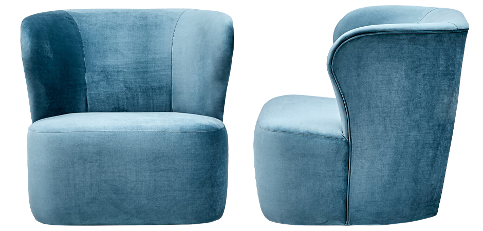 Кресло Hortense Chair Blue Кресло Hortense Chair Blue - Loft-Concept в Челябинске