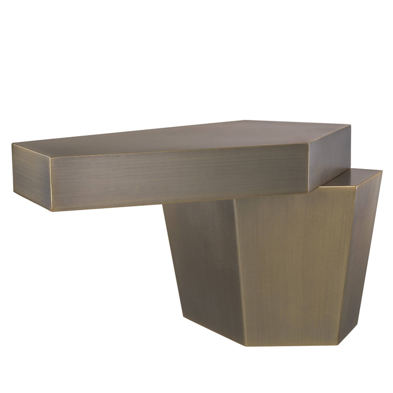 Кофейный стол Eichholtz Coffee Table Calabasas Low brass Латунь Античная полированная Кофейный стол Eichholtz Coffee Table Calabasas Low brass Латунь Античная полированная в Челябинске | Loft Concept