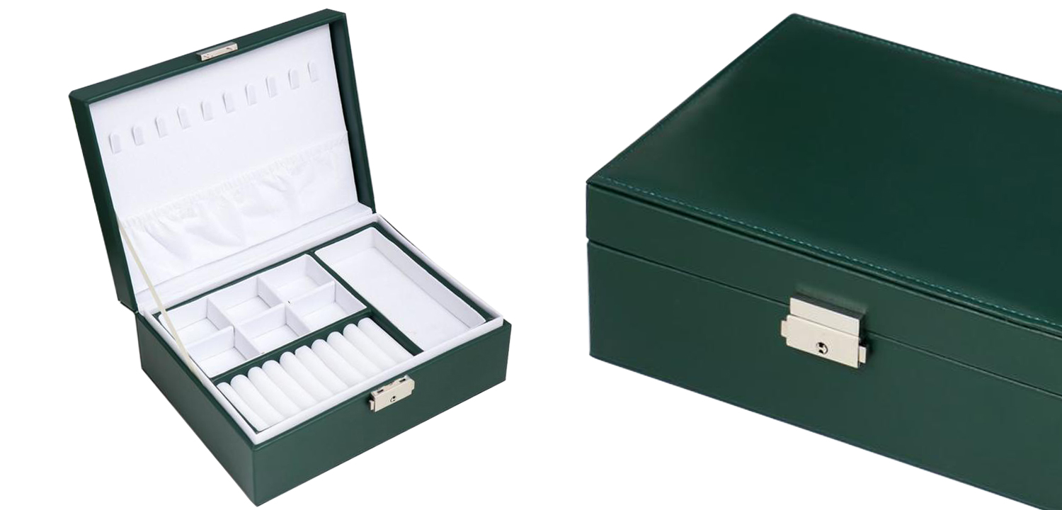 Шкатулка Ardon Jewerly Organizer Box dark green - фото