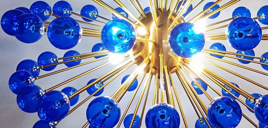 Люстра BLUE MURANO SPUTNIK DV5513 Люстра BLUE MURANO SPUTNIK DV5513 - Loft-Concept в Челябинске