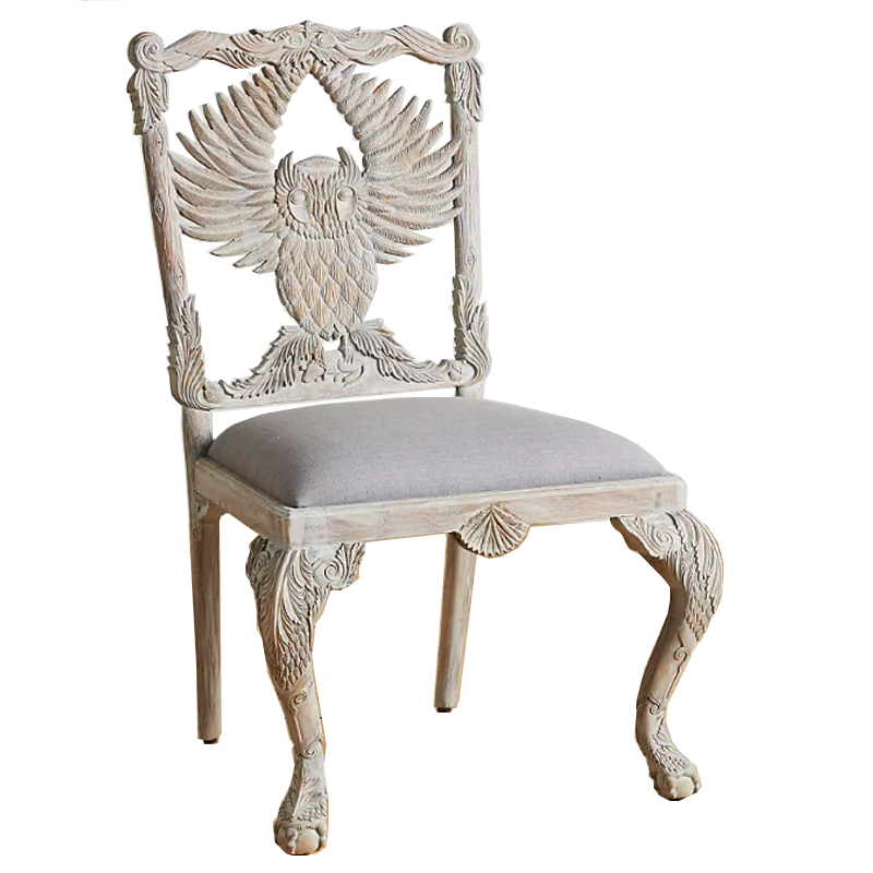 Стул Handcarved Menagerie Owl Dining Chair Светлый дуб Стул Handcarved Menagerie Owl Dining Chair Светлый дуб в Челябинске | Loft Concept