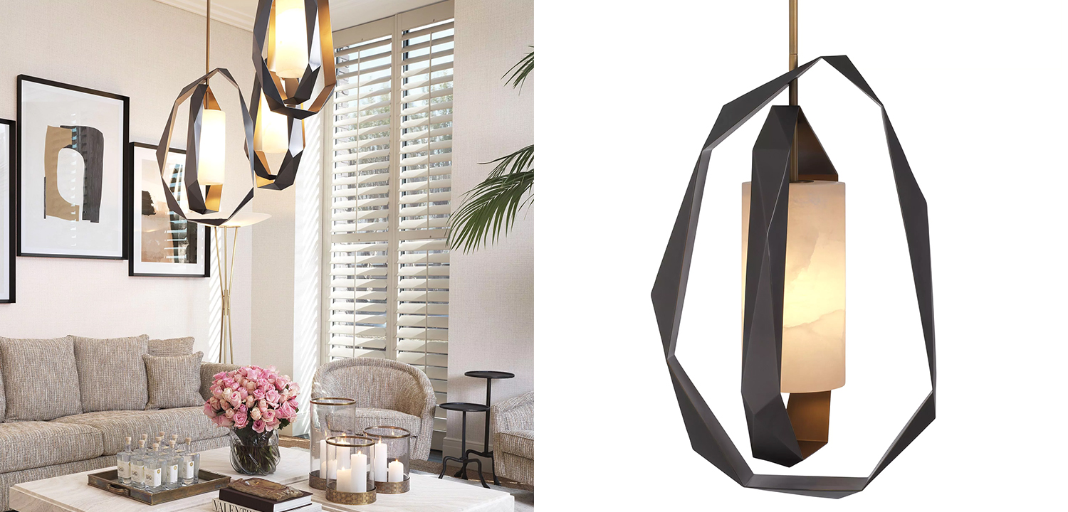 Подвесной светильник Eichholtz Chandelier Santos Double - фото