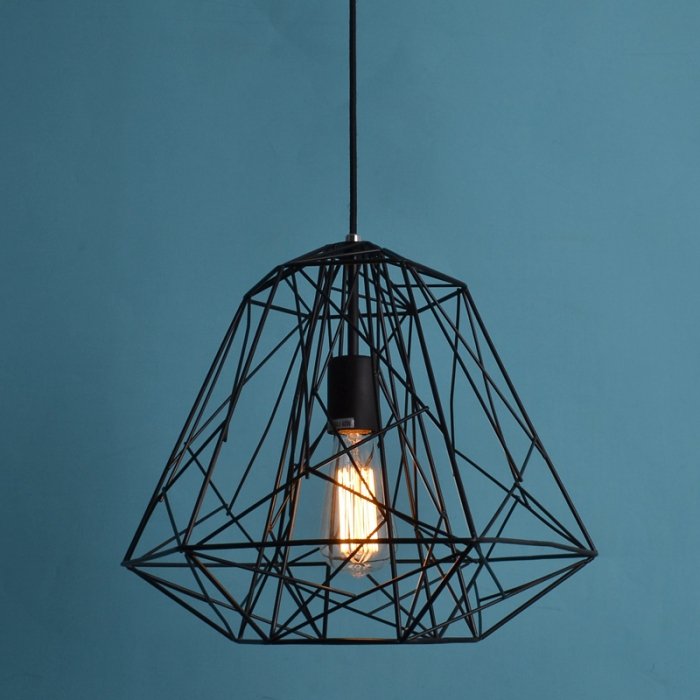 Подвесной светильник Loft Industrial Bar Nest Черный Подвесной светильник Loft Industrial Bar Nest Черный в Челябинске | Loft Concept