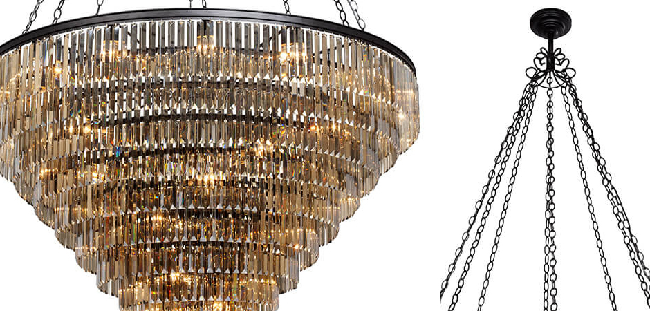 Большая Многоярусная люстра ODEON Amber GLASS 11-TIER диаметр 160 см Большая Многоярусная люстра ODEON Amber GLASS 11-TIER диаметр 160 см - Loft-Concept в Челябинске