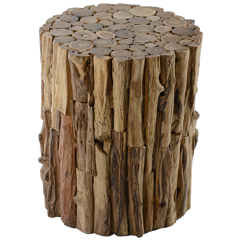 Приставной стол Knitting Branches Side Table Коричневый Приставной стол Knitting Branches Side Table Коричневый в Челябинске | Loft Concept