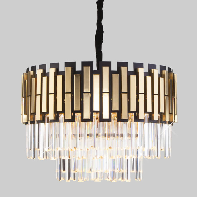 Люстра Garsent Chandelier Черный Золотой Люстра Garsent Chandelier Черный Золотой в Челябинске | Loft Concept