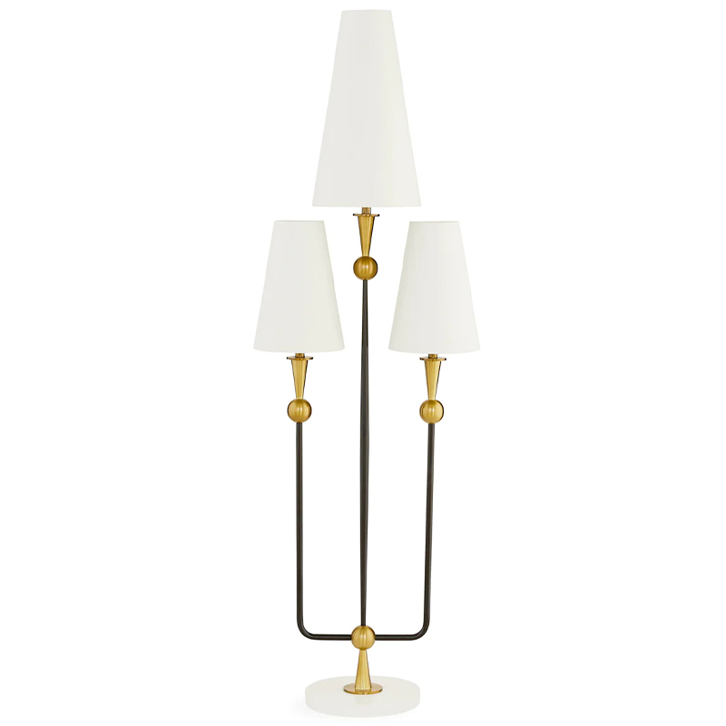 Торшер CARACAS CACTUS FLOOR LAMP Белый Мрамор Bianco Латунь Белый Торшер CARACAS CACTUS FLOOR LAMP Белый Мрамор Bianco Латунь Белый в Челябинске | Loft Concept