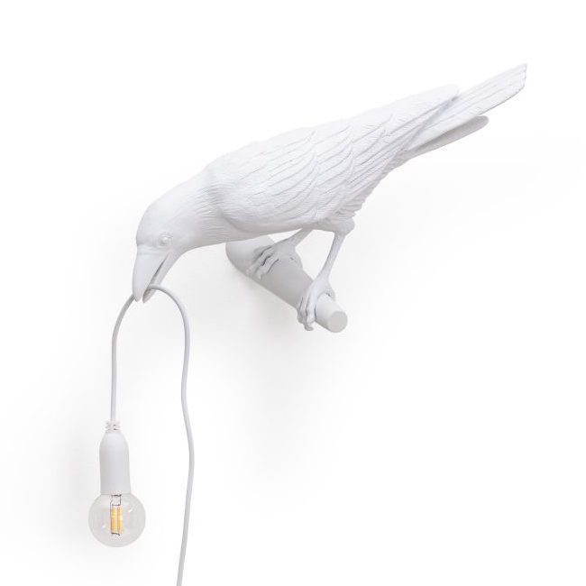 Бра Seletti Bird Lamp White Looking Белый Бра Seletti Bird Lamp White Looking Белый в Челябинске | Loft Concept