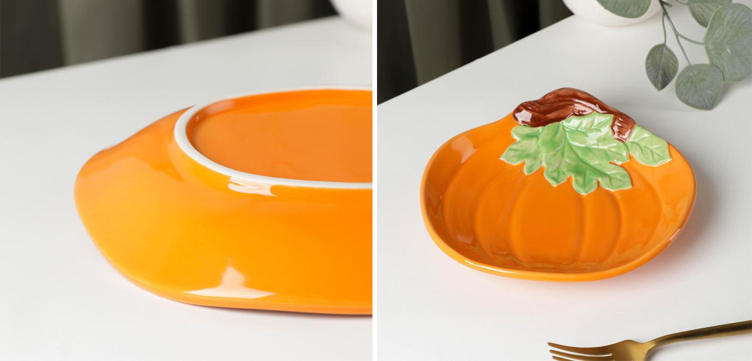 Тарелка Тыква - фото