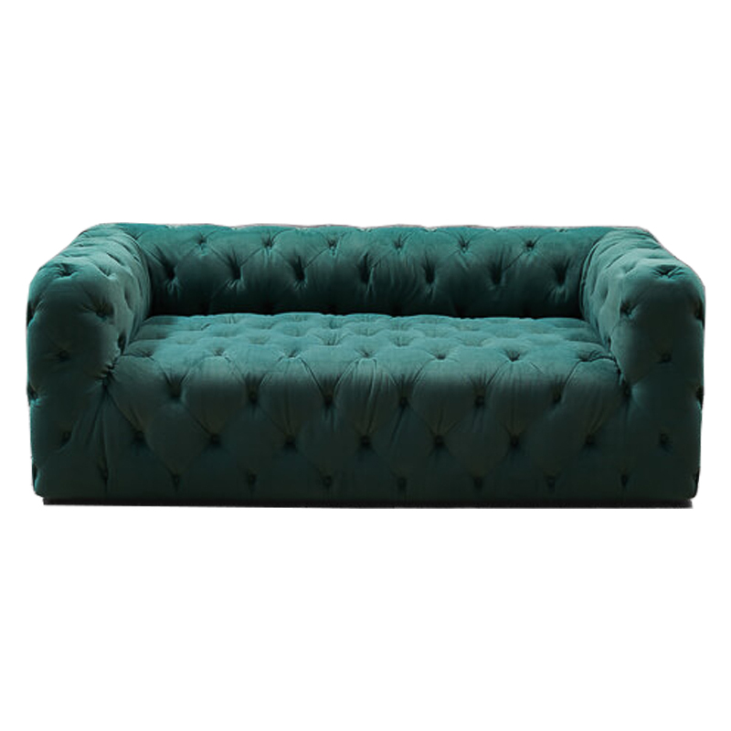 Диван Soho tufted green velor Изумрудный Диван Soho tufted green velor Изумрудный в Челябинске | Loft Concept
