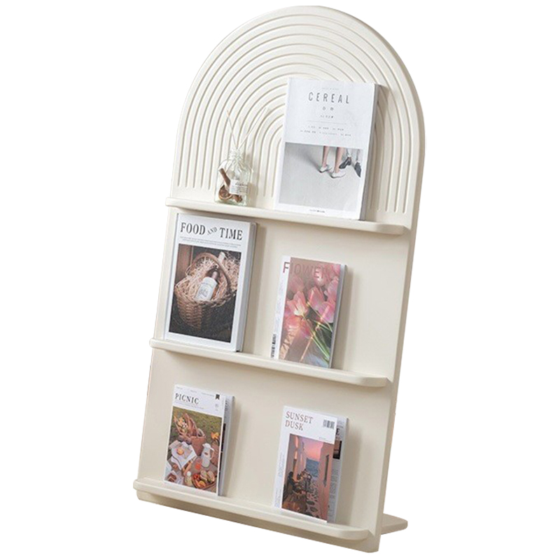 Полка для журналов и книг Syed Arch Shelf Stand ivory ( слоновая кость ) Полка для журналов и книг Syed Arch Shelf Stand ivory ( слоновая кость ) в Челябинске | Loft Concept