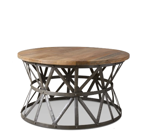 Журнальный стол Industrial Rust Barrel 80 Table Журнальный стол Industrial Rust Barrel 80 Table в Челябинске | Loft Concept