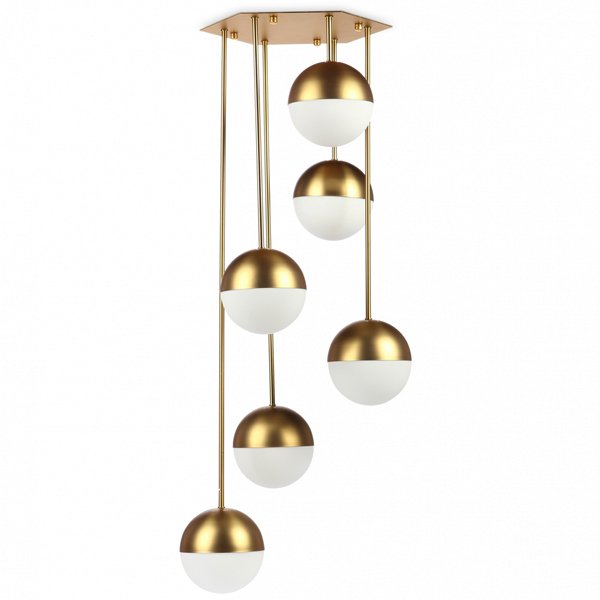 Светильник Italian Globe Cedar Moss Light 6 Латунь Античная полированная Светильник Italian Globe Cedar Moss Light 6 Латунь Античная полированная в Челябинске | Loft Concept