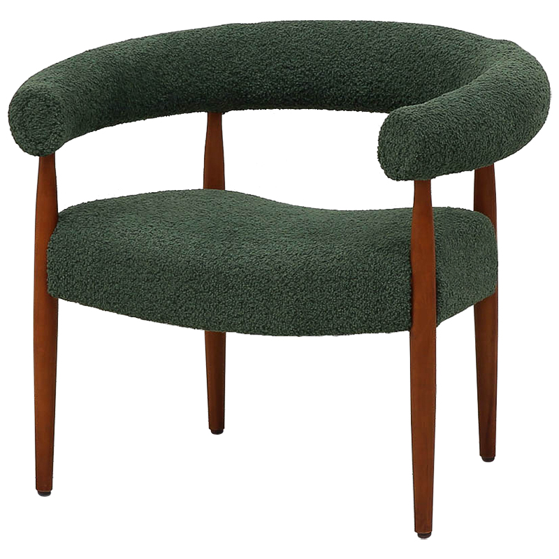 Кресло зеленое Herb Green Chair Зеленый Коричневый Кресло зеленое Herb Green Chair Зеленый Коричневый в Челябинске | Loft Concept