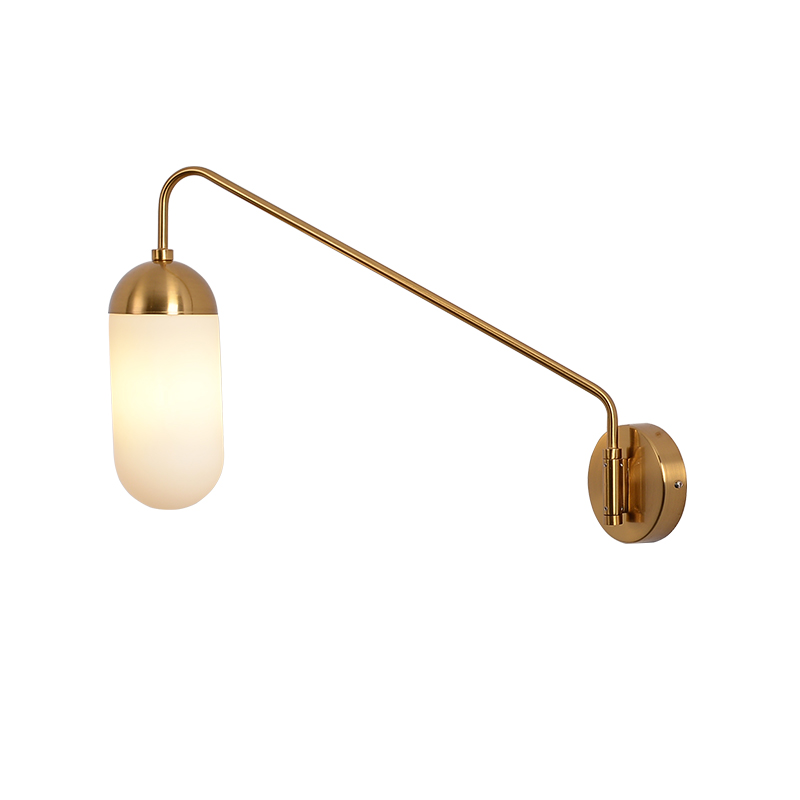 Бра Pelle Sconce, Long Gooseneck Clear Shade Латунь Белый Бра Pelle Sconce, Long Gooseneck Clear Shade Латунь Белый в Челябинске | Loft Concept