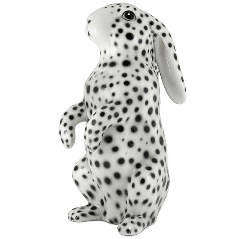 Статуэтка кролик Abhika Rabbit White Black Белый Черный в Челябинске | Loft Concept 
