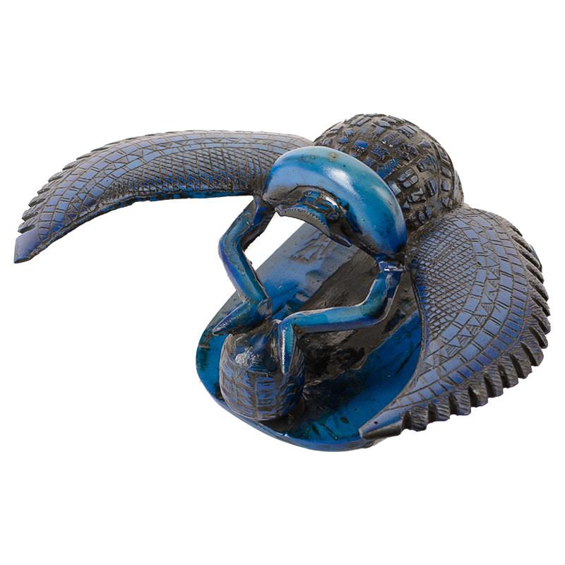 Статуэтка Скарабей Scarab Beetle with Wings blue Лазурь Синий Статуэтка Скарабей Scarab Beetle with Wings blue Лазурь Синий в Челябинске | Loft Concept