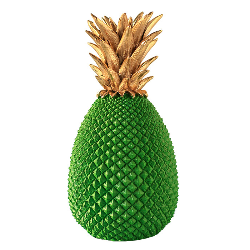 Статуэтка Gold and Green Pineapple II Зеленый Золотой Статуэтка Gold and Green Pineapple II Зеленый Золотой в Челябинске | Loft Concept