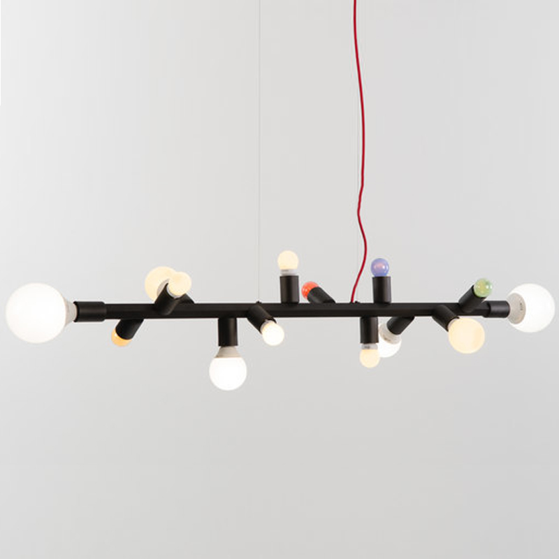 Люстра Almerich Party hanging lamp 1 Черный Мульти Люстра Almerich Party hanging lamp 1 Черный Мульти в Челябинске | Loft Concept