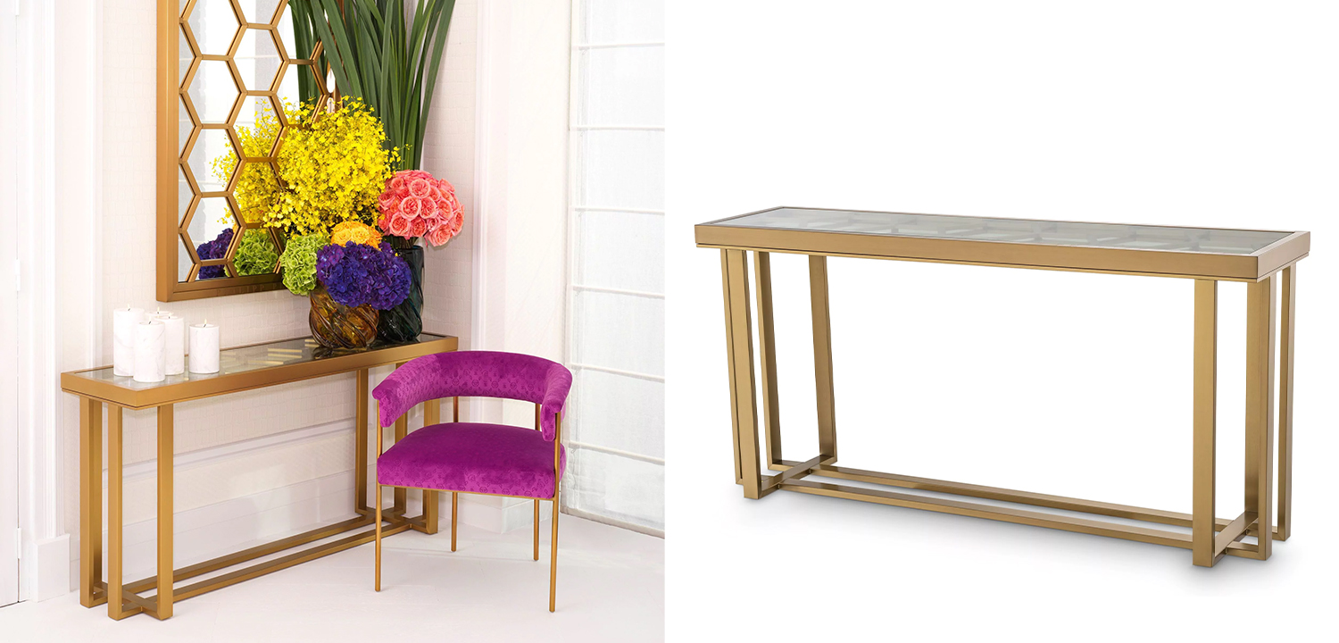 Консоль Philipp Plein Console Table Skeleton - фото