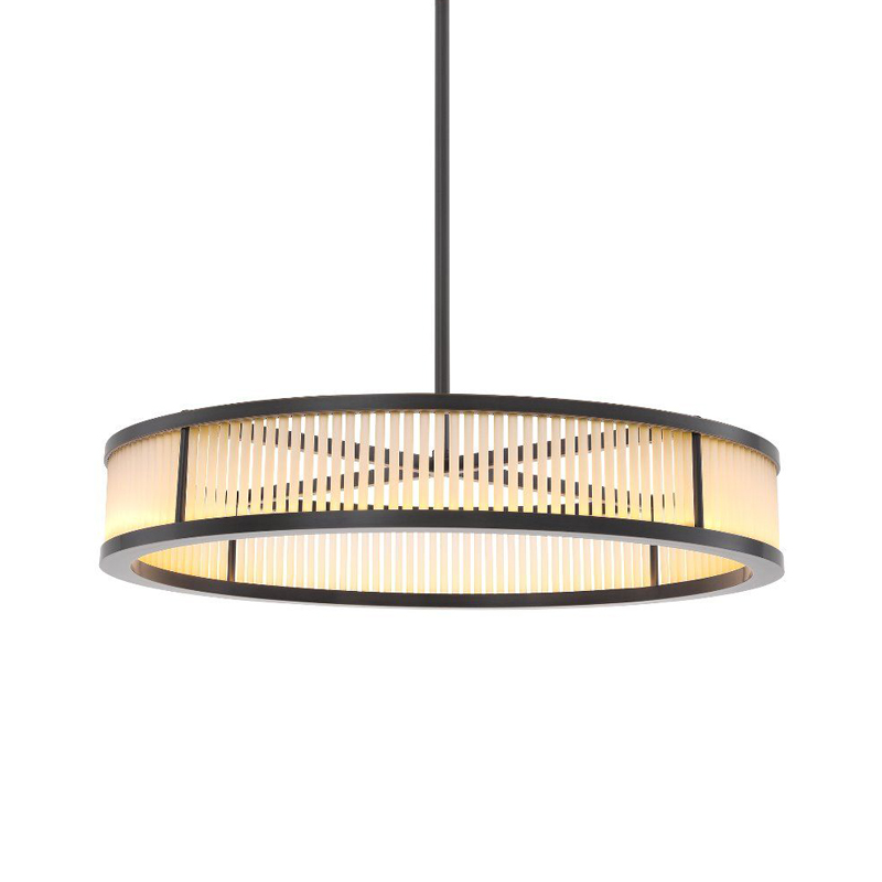 Люстра Eichholtz Chandelier Thibaud S Bronze Темная бронза Белое матовое стекло Люстра Eichholtz Chandelier Thibaud S Bronze Темная бронза Белое матовое стекло в Челябинске | Loft Concept