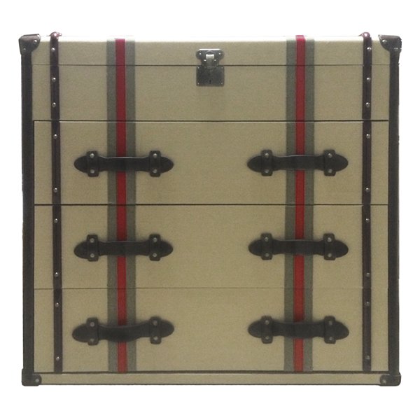Комод с тканевой обивкой Richards Red line Canvas Medium chest of drawers Комод с тканевой обивкой Richards Red line Canvas Medium chest of drawers в Челябинске | Loft Concept