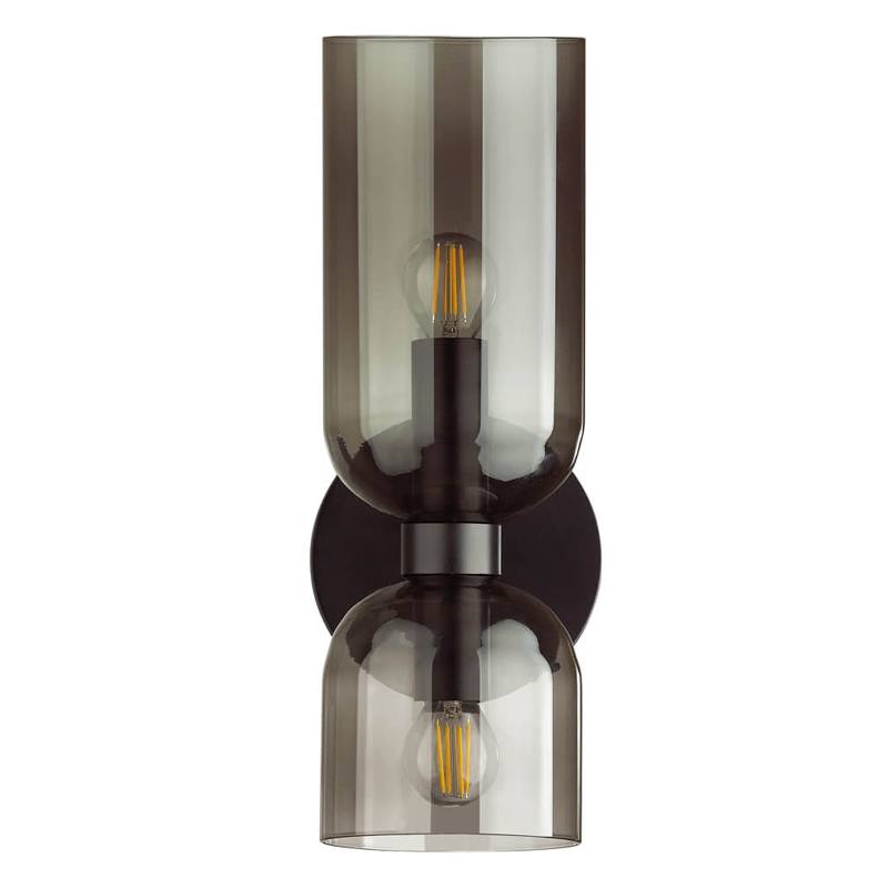 Бра Lightmaker Studio Edie Sconce smok Черный Стекло Смок Бра Lightmaker Studio Edie Sconce smok Черный Стекло Смок в Челябинске | Loft Concept
