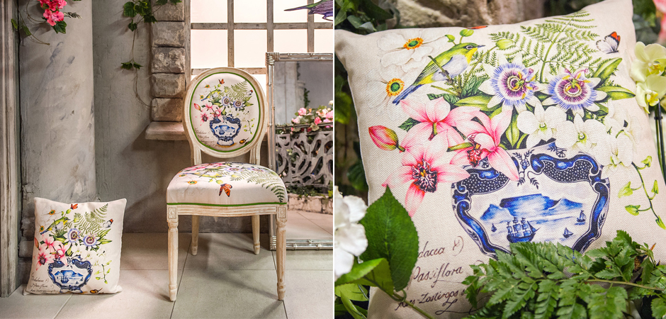 Декоративная подушка Exotic Bouquet Pillow Декоративная подушка Exotic Bouquet Pillow - Loft-Concept в Челябинске