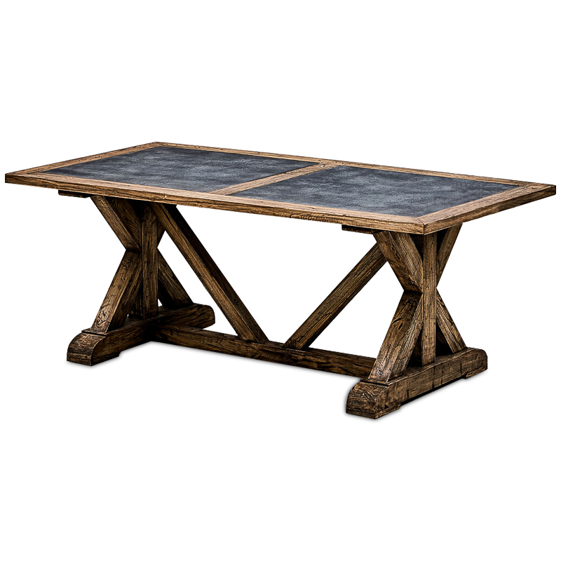 Обеденный стол Iliodor Dinner Table Коричневый Серый Обеденный стол Iliodor Dinner Table Коричневый Серый в Челябинске | Loft Concept