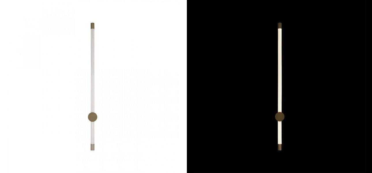 Бра светодиодное Trumpet Tube Gold 83 см - фото