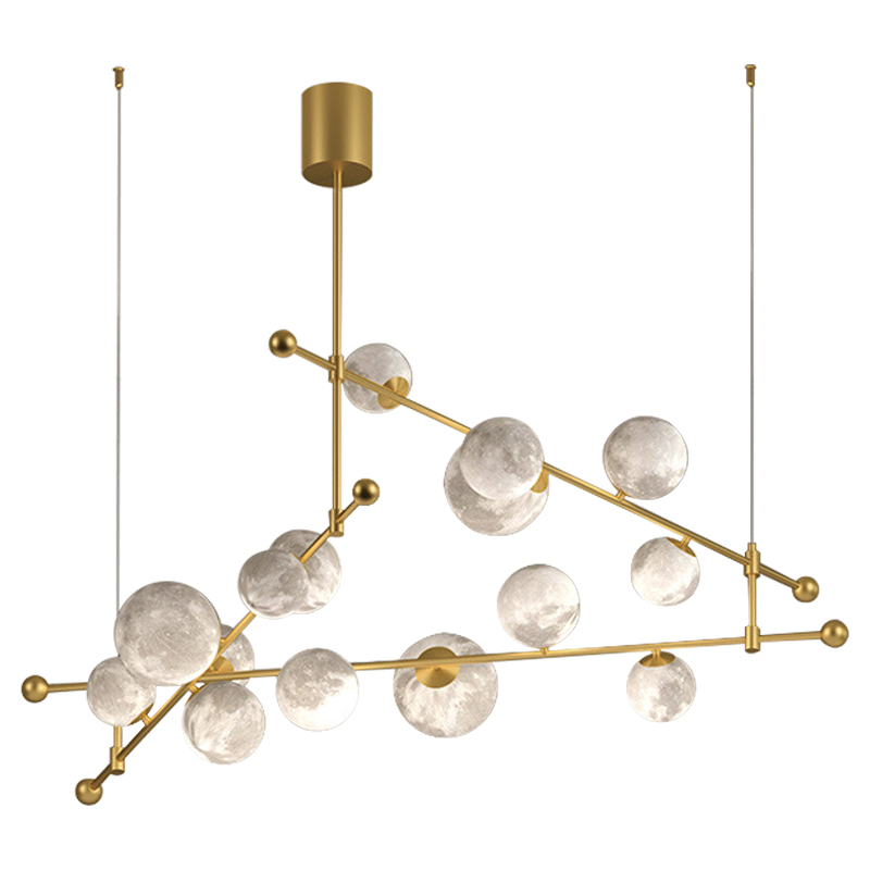 Светильник Tech Lighting Modern Rail Geometric Linear Suspension 15 Gold Белый Золотой Светильник Tech Lighting Modern Rail Geometric Linear Suspension 15 Gold Белый Золотой в Челябинске | Loft Concept