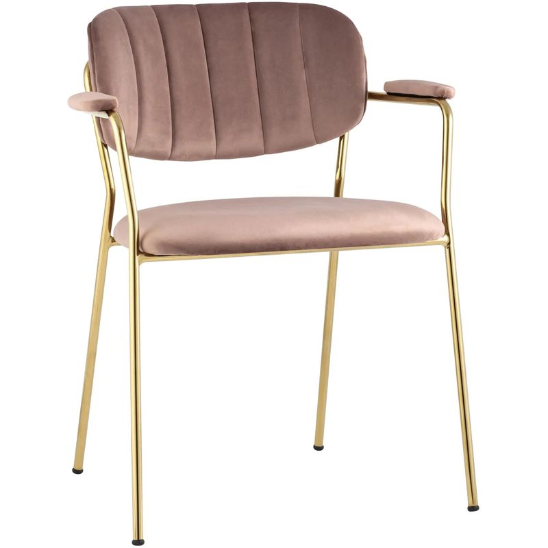Стул Singer Chair Золотой Металл Пыльная Роза Розовый пастельный Золотой Стул Singer Chair Золотой Металл Пыльная Роза Розовый пастельный Золотой в Челябинске | Loft Concept