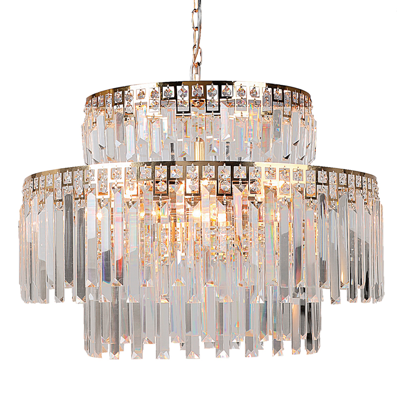 Люстра Mireil Chandelier 61 Глянцевое золото Прозрачный Люстра Mireil Chandelier 61 Глянцевое золото Прозрачный в Челябинске | Loft Concept