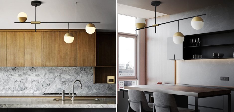 Люстра Balls white & brass 3 Люстра Balls white & brass 3 - Loft-Concept в Челябинске