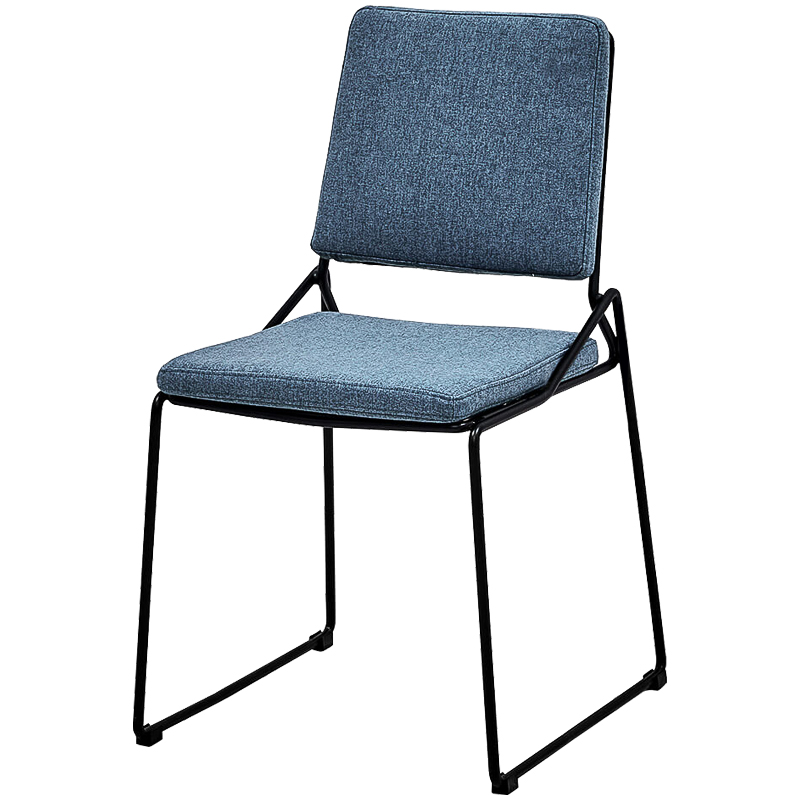 Стул Diglan Stool Светло-синий Черный Стул Diglan Stool Светло-синий Черный в Челябинске | Loft Concept
